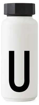 Isolierte Edelstahl-Trinkflasche 500 ml, weiß, Thermoflasche
