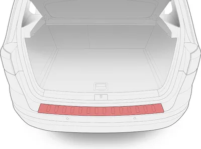 Produktbild von Ladekantenschutz passend für Dacia Sandero 3 / Stepway 3 Edelstahl ab 2021-, Farbe:Silber gebürstet