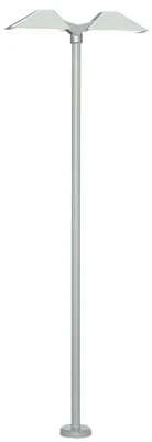Produktbild von Viessmann 6084 - H0 Moderne Bahnsteigleuchte doppelt, 2 LEDs weiß  - Neu