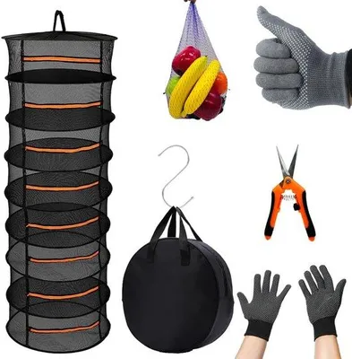 Produktbild von Famanu Trockengestell 8 Lagen 17 M - Mit Aufhängung und Zubehör