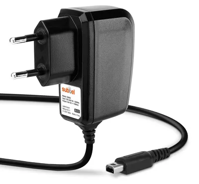 Produktbild von subtel, 5V Ladegerät kompatibel mit Nintendo DSi / DSi XL / 2DS / 2DS XL / 3DS / 3DS XL Netzteil System Connector Stecker 1.5A Stromkabel 1,1m Ladekabel AC Adapter