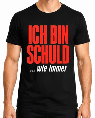 Productafbeelding van Ik ben schuldig, zoals altijd. Grappig, sarcastisch statement. Heren T-shirt, zwart, maat S