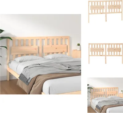 Obrázek produktu pro vidaXL Čelo postele 165,5x4x100 cm z masivního borovicového dřeva - čelo a nohy