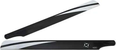 Produktbild von Blade 480mm CF Main Rotor Blades (2)