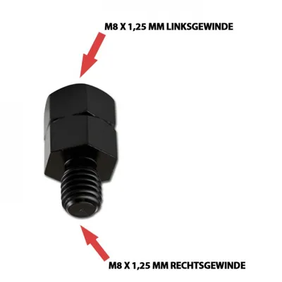 Zdjęcie produktu dla Spiegeladapter M8-L IN / M8-R OUT