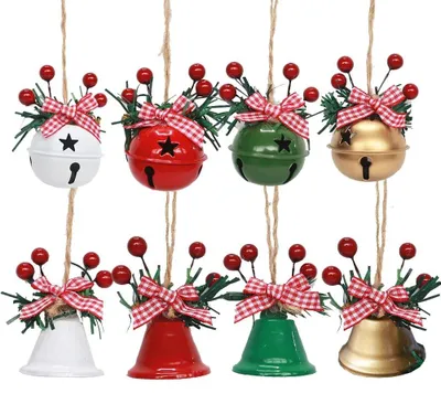 Immagine prodotto di Decorazioni per l'albero di Natale: campanellini decorativi, set da 8 pezzi