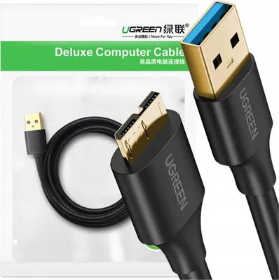 Immagine prodotto di Ugreen USB-A 3.0 - Cavo Micro USB-B SuperSpeed, 5Gb/s, 1m - Nero