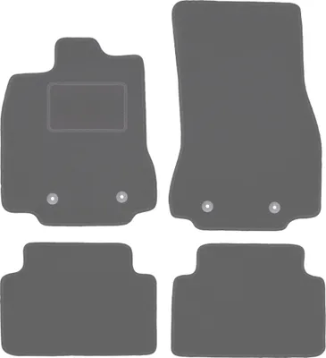 Zdjęcie produktu dla Dywaniki samochodowe grafit do Toyota Prius II (2003-2010) hatchback welurowe, grafitowe