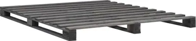 Produktbild von vidaXL Paletová postel Grey z masivní borovice 160×200 cm