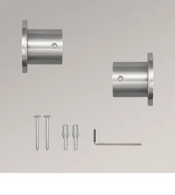 Produktbild von LYSEL® Wandlager Topaz für Stangen Ø 16mm Edelstahl-Optik