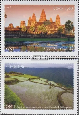 Produktbild von Briefmarken UNO - Genf 2015 Mi 912-913 (kompl.Ausg.) gestempelt UNESCO Welterbe Südostasien
