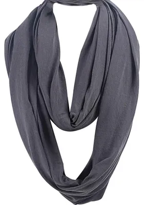 Produktbild von Infinity Loop Schal für Männer und Frauen, Grau