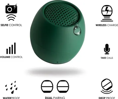 Imagen del producto de Boompods Zero, color verde