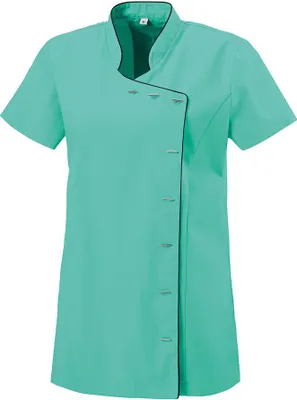 Produktbild von Tunikajacke mit Paspel Fb. light green Gr. M : light green : M : 50% Baumwolle 50% Polyester 175 g/m²