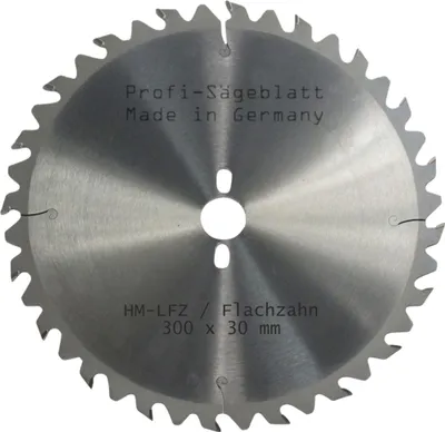 Zdjęcie produktu dla Tarcza pilarska z węglików spiekanych 300 x 30 mm Z= 20 LFZ uzębienie płaskie z węglików spiekanych z odrzutnikiem wiórów do stołowej piły tarczowej, piły uchylnej i piły do drewna opałowego Tarcza pilarska do drewna naturalnego, litego, twardego i opałowego