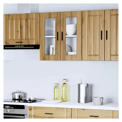 Produktbild von Hängeschrank für die Küche mit Glastür in Artisan-Eiche