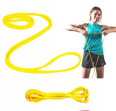 Produktbild von FORCEBAND Power Band Trainingsband Gelb Widerstand Fitness