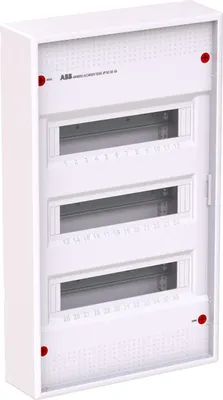 Produktbild von Striebel & John AP-Stromkreisverteiler AK636N3 AP 36PLE 3RE o.Tür