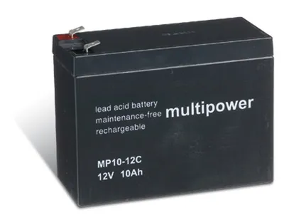 Produktbild von Multipower MPC10-12/ 12V 10Ah Blei Akku Zyklentyp