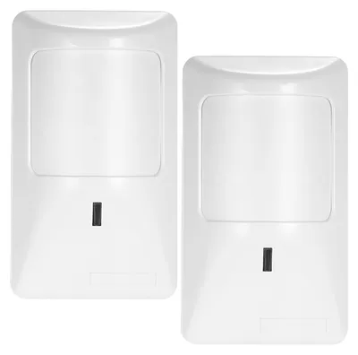 Imagen del producto de Sensor de movimiento PIR antirrobo, con cable, para sistema de alarma de seguridad para el hogar. Detector infrarrojo dual, resistente a falsas alarmas causadas por mascotas
