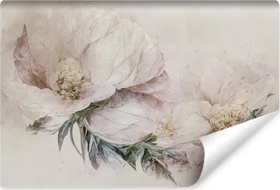 Produktbild von Muralo Vlies Fototapete für Schlafzimmer BLUMEN Pflanzen Beton Stil Vintage Br. 368cm x Hö. 254cm