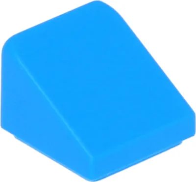 Produktbild von Lego® 1x1 Schrägstein 30° x 1 x 1 x 2/3 54200 - 10 Stück Dunkles Azurblau