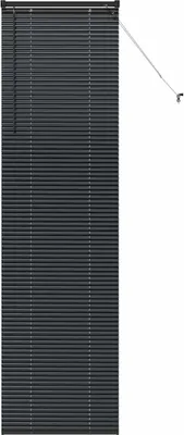 Zdjęcie produktu dla Żaluzje listwowe vidaXL, czarne, 220 x 60 cm, aluminium