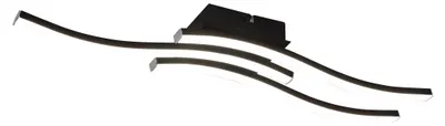 Produktbild von Trio - Deckenleuchte ROUTE - Schwarz - 0x0x7 cm