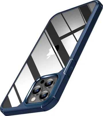 Obrázek produktu pro Modrý Rámový Obal Pro Apple Iphone 14 Pro + Tvrdé Sklo A2890