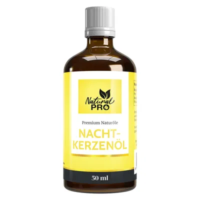 Produktbild von Nachtkerzenöl – hochwertig & naturrein | Reich an Linolsäure & ungesättigten Fettsäuren
