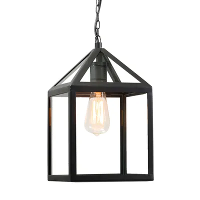 Produktbild von Industrielle Outdoor Hängelampe Schwarz Amsterdam