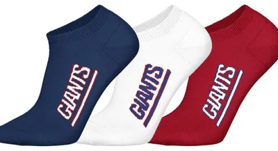 Produktbild von New York Giants 3pk Sneaker Socks