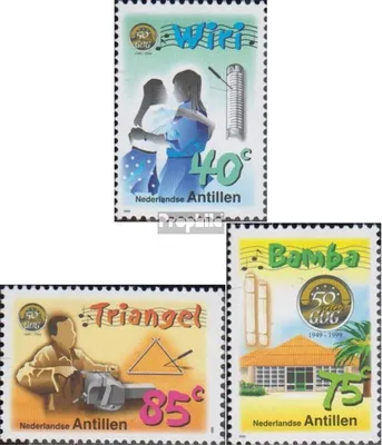 Produktbild von Briefmarken Niederländische Antillen 1999 Mi 997-999 (kompl.Ausg.) postfrisch Musikinstrumente