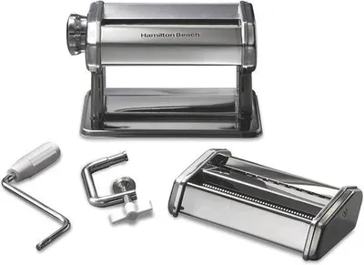 Produktbild von Famanu Pastamaker Maschine - 7 einstellbare Dickeinstellungen - 15 cm breite Walzen