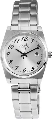 Produktbild von Flair Herrenuhr mit Edelstahlarmband