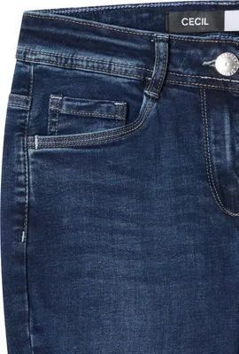 Produktbild von CECIL Damen Jeans Vicky Slim Fit High Waist mid blue wash
