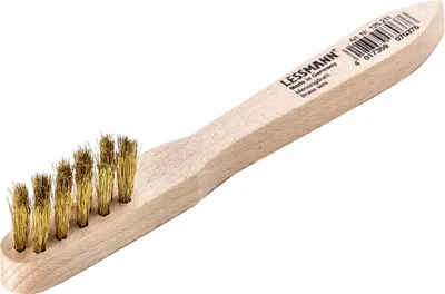 Produktbild von Lessmann Zündkerzenbürste Messing gewellt 0,15x150mm