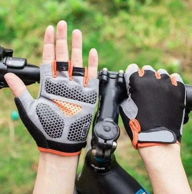 Produktbild von Famanu Fahrradhandschuhe Halbfinger Atmungsaktiv Anti-Rutsch - Größe M