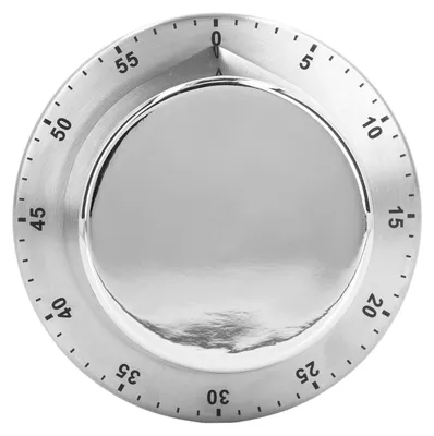 Immagine prodotto di Timer meccanico da cucina, acciaio inossidabile 304, magnetico, per chef, orologio da cucina, colore bianco
