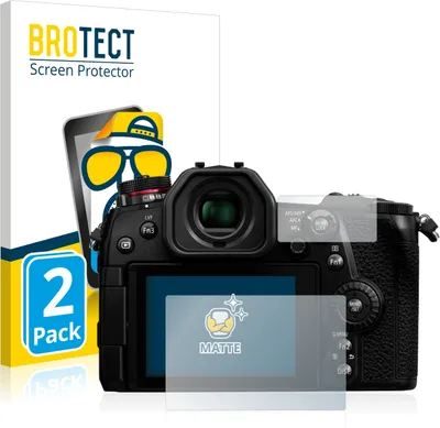 Produktbild von 2x BROTECT Schutzfolie für Panasonic Lumix DC-G9 Displayschutz Displayschutzfolie Folie Matt Entspiegelungsfolie