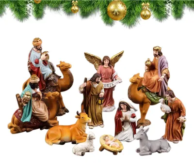 Produktbild von Dekorative Figur der Heiligen Familie für Weihnachten