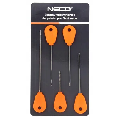 Produktbild von NECO PRO Set für Boilies & Pellets 5-teilig – Nadeln & Bohrer