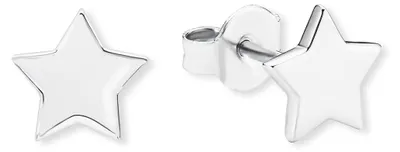 Produktbild von S.Oliver Ohrstecker Stern für Damen aus Sterlingsilber
