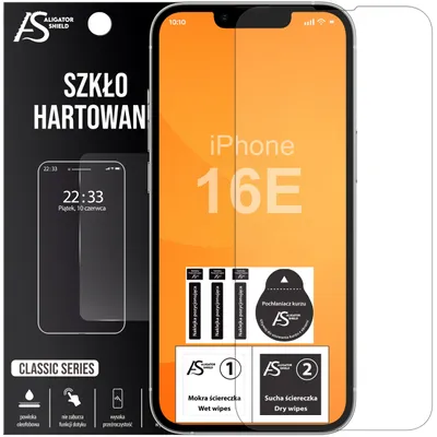 Zdjęcie produktu dla Szkło hartowane do iPhone 16e – szybka ochronna na ekran 9H