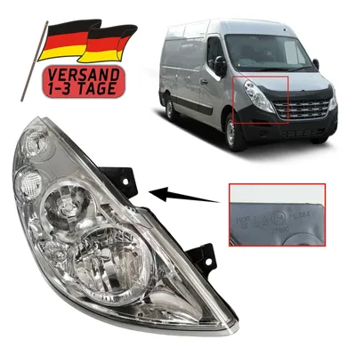 Immagine prodotto di Faro anteriore destro per Renault Master 2010-2014 con servomotore