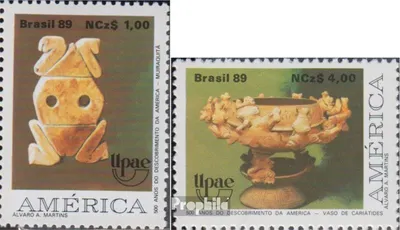 Produktbild von Briefmarken Brasilien 1989 Mi 2321-2322 (kompl.Ausg.) postfrisch Kunst und Brauchtum