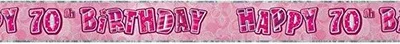 Produktbild von 70. Geburtstag | Banner pink