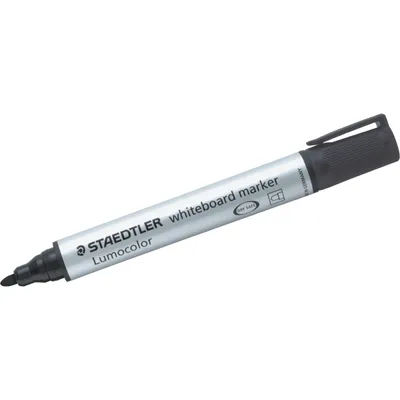 Produktbild von Staedtler 351, 1 Stück(e), Schwarz, Rundspitze, Schwarz, Weiß, Weiß, Polypropylen (PP)