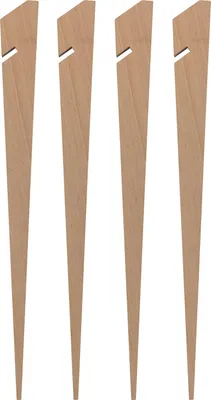 Obrázek produktu pro Dřevěné kolíky na stan 40 cm 4 kolíky na písčitou zem kempinkové kolíky na markýzu dřevěné kolíky odolné proti povětrnostním vlivům ideální na pláž a měkkou zem