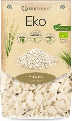 MAKARON (RYŻOWY) MUSZELKI BIO 250 g - BARTOLINI
